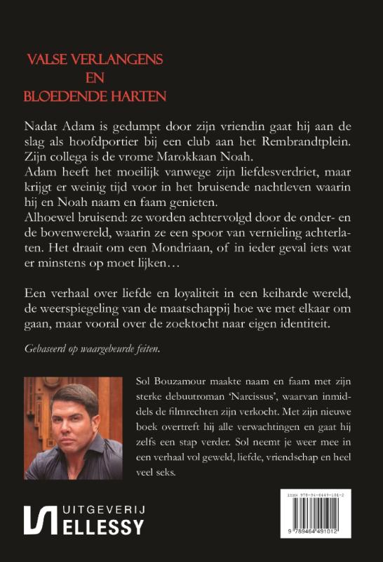 Achterkant van Valse verlangens en bloedende harten