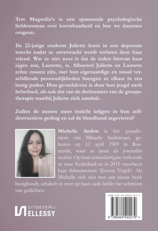Achterkant van Tere magnolia's