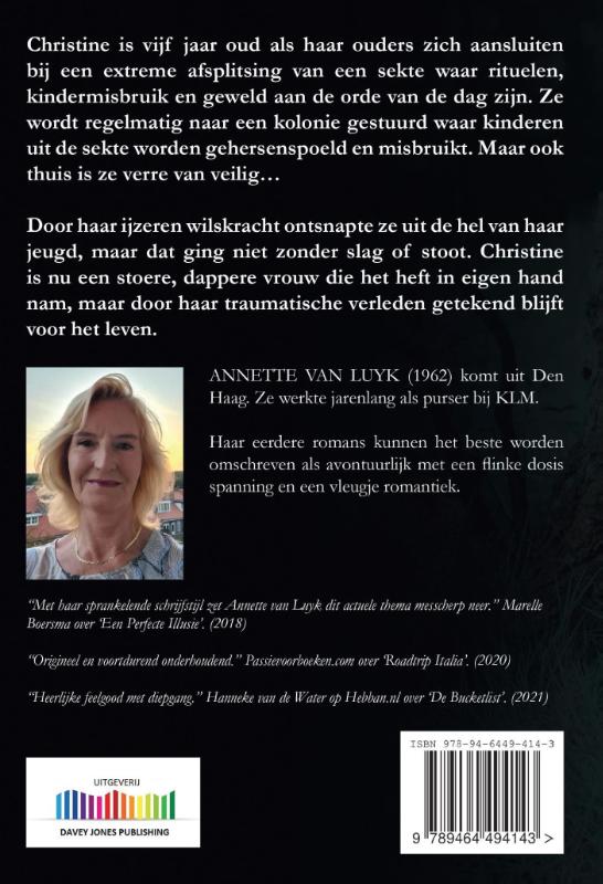 Achterkant van Getekend door een sekte