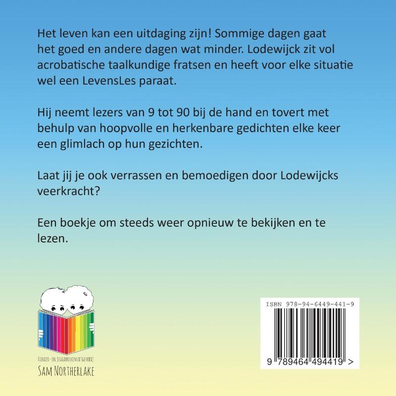 Achterkant van Lodewijcks LevensLessen