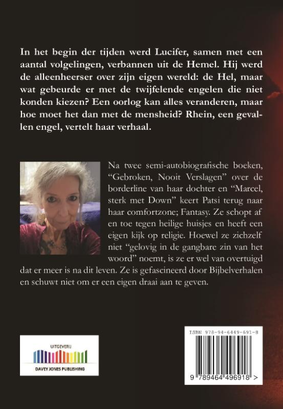 Achterkant van Uit de hemel gevallen