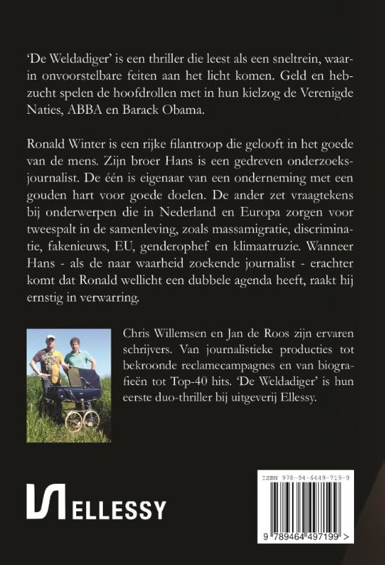Achterkant van De weldadiger
