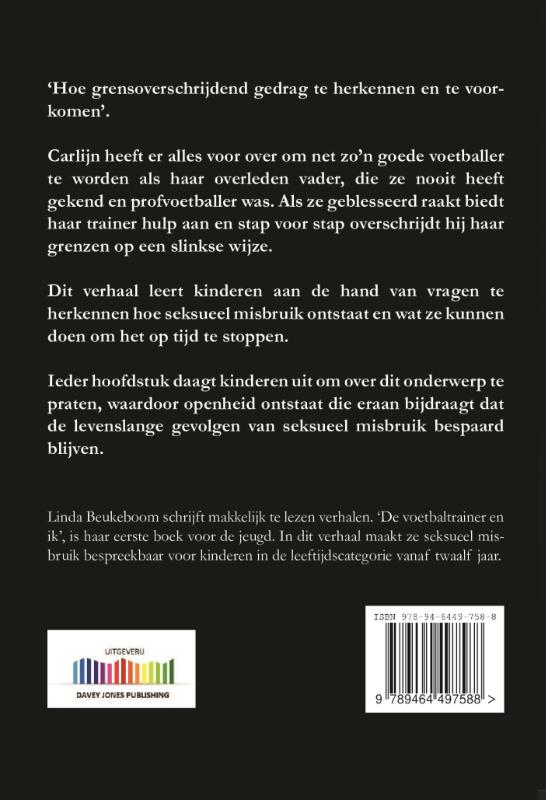 Achterkant van De voetbaltrainer en ik