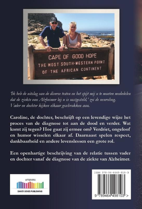 Achterkant van Roadtrip Alzheimer