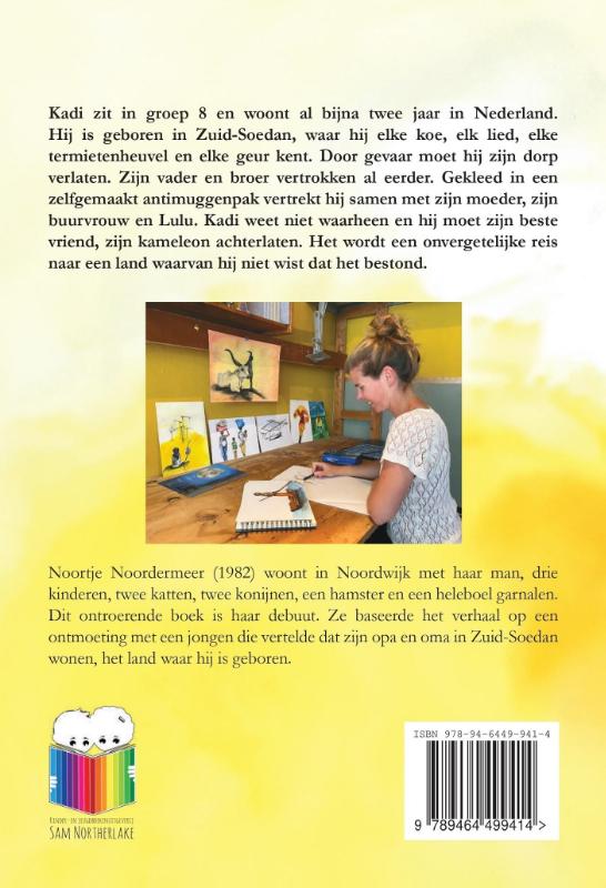 Achterkant van Het land van de hijskranen