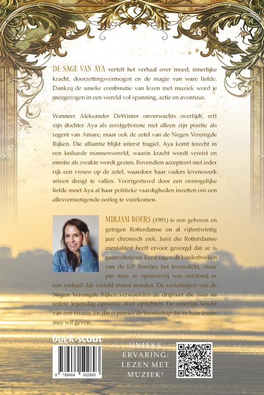 Achterkant van De sage van Aya: Regentes