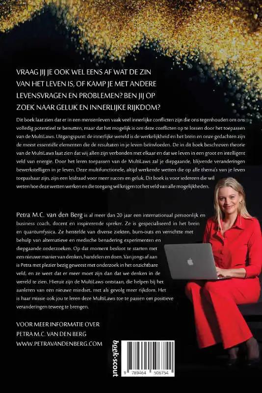 Achterkant van MultiLaws multifunctionele wetten voor meer geluk en succes