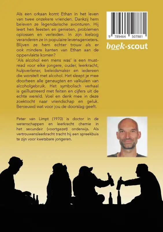 Achterkant van Als alcohol een mens was