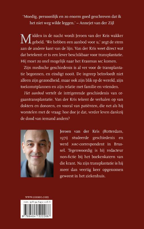 Achterkant van Het aanbod