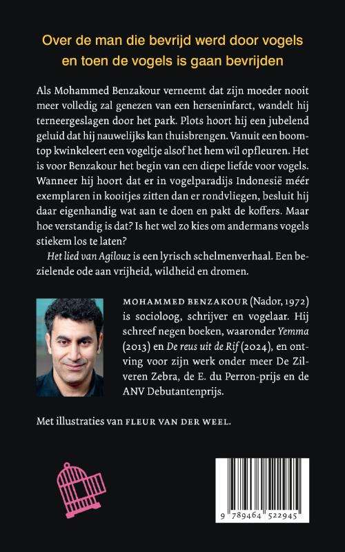 Achterkant van Het lied van Agilouz