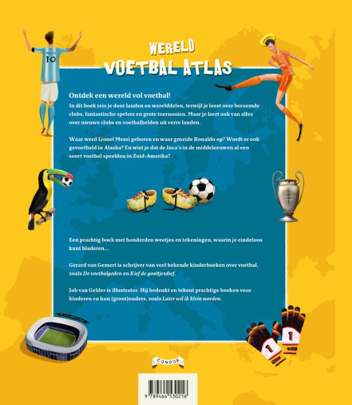 Achterkant van Wereld Voetbal Atlas