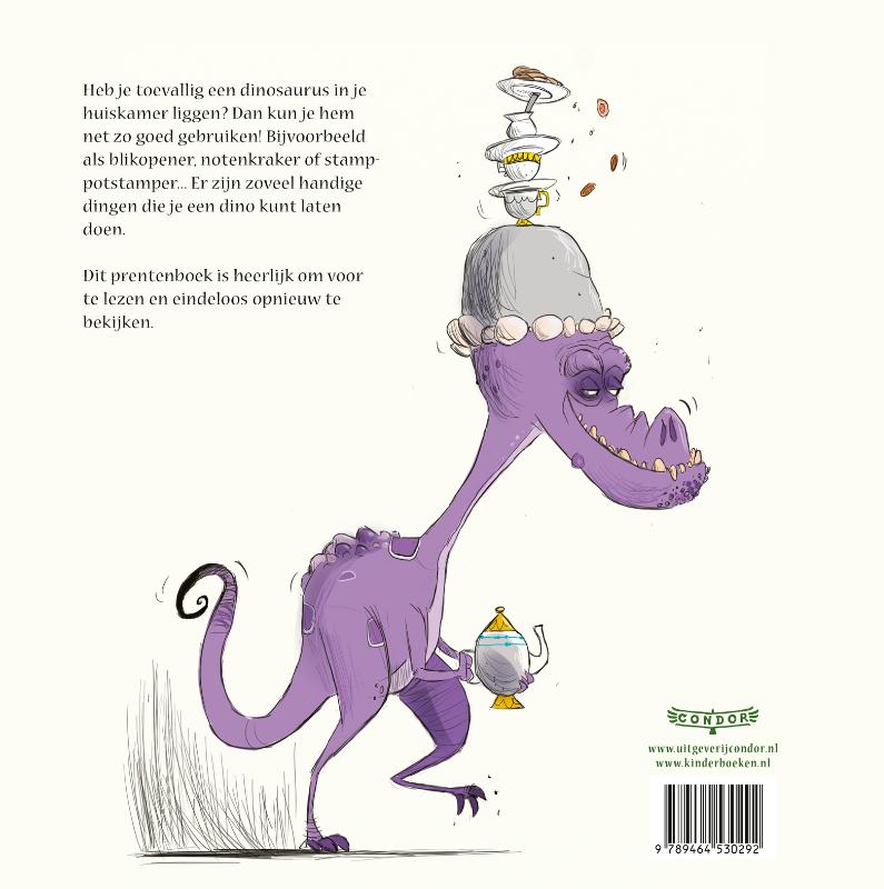 Achterkant van Als je toevallig een dinosaurus hebt