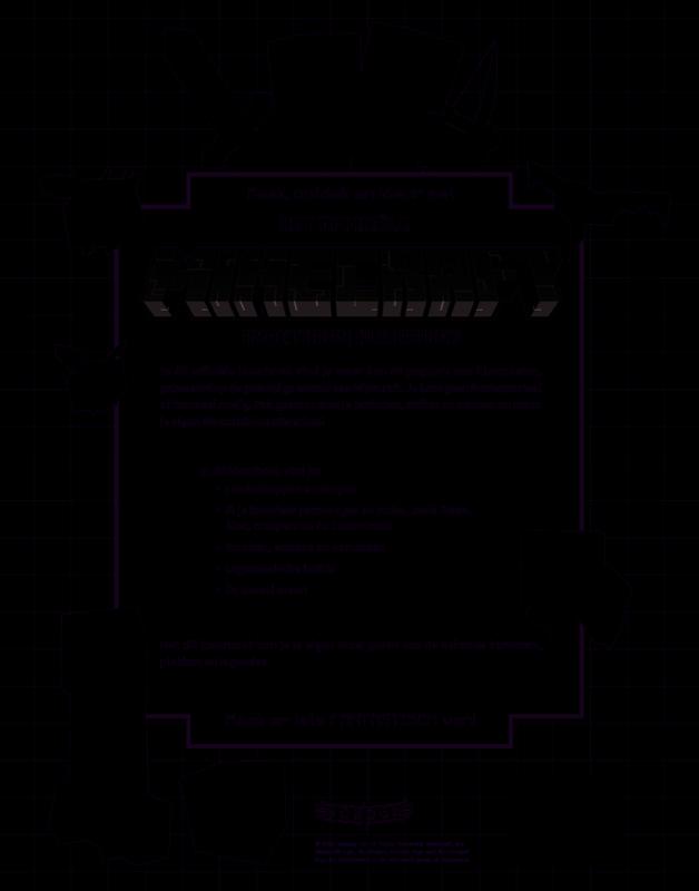 Achterkant van Het officiële Minecraft avonturen kleurboek