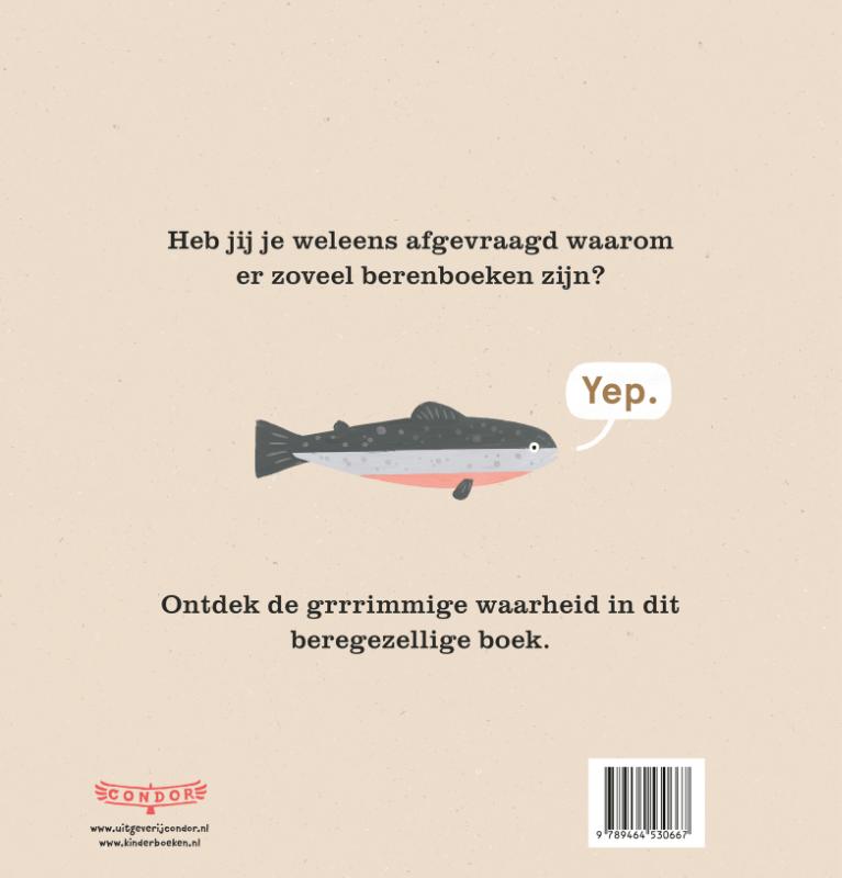 Achterkant van Alweer een berenboek.