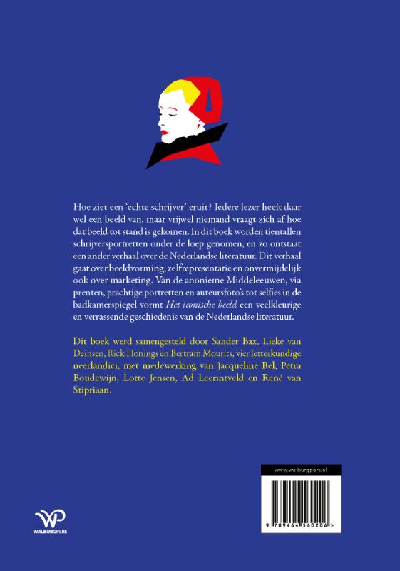 Achterkant van Iconische schrijvers