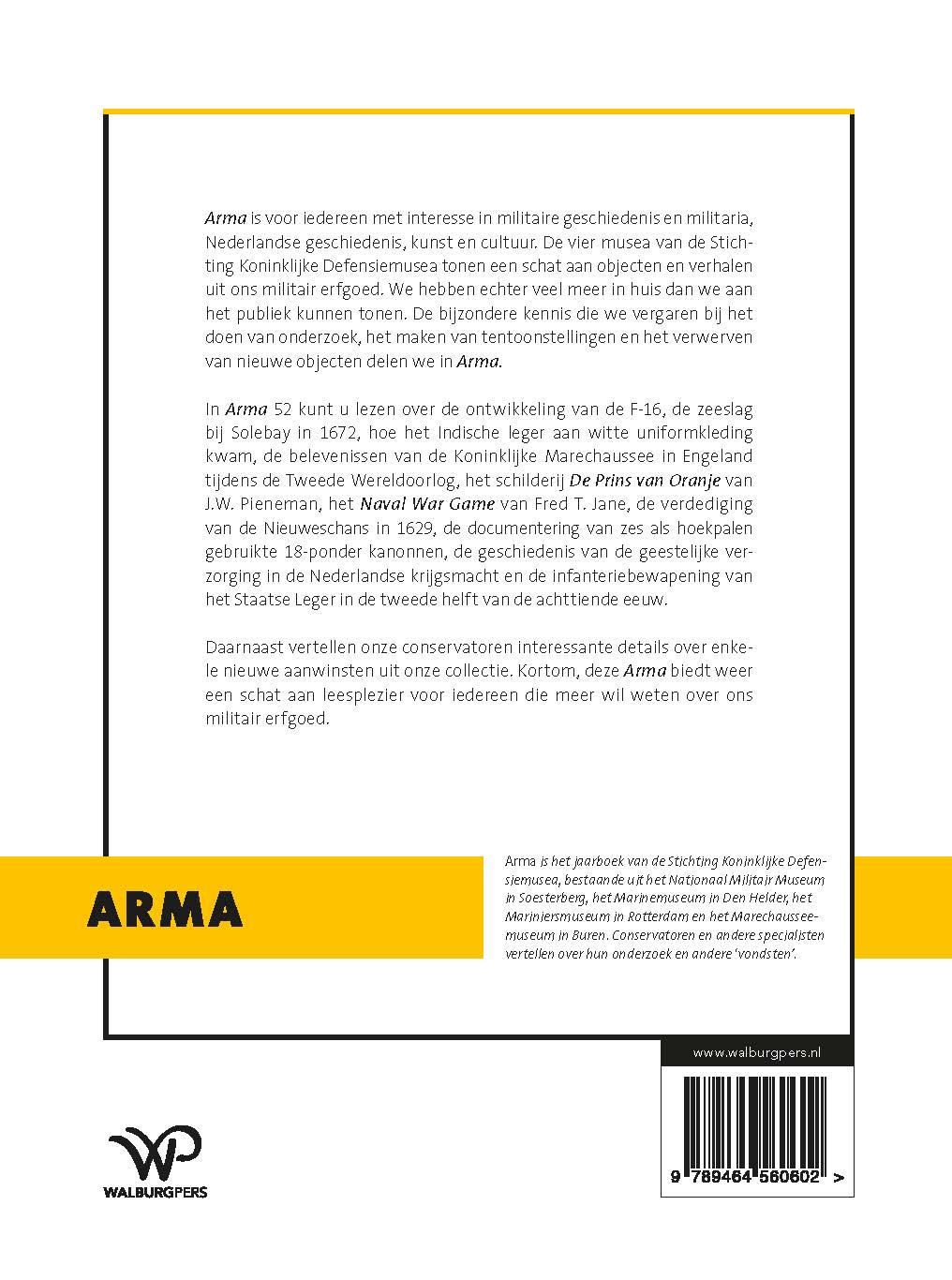 Achterkant van Arma