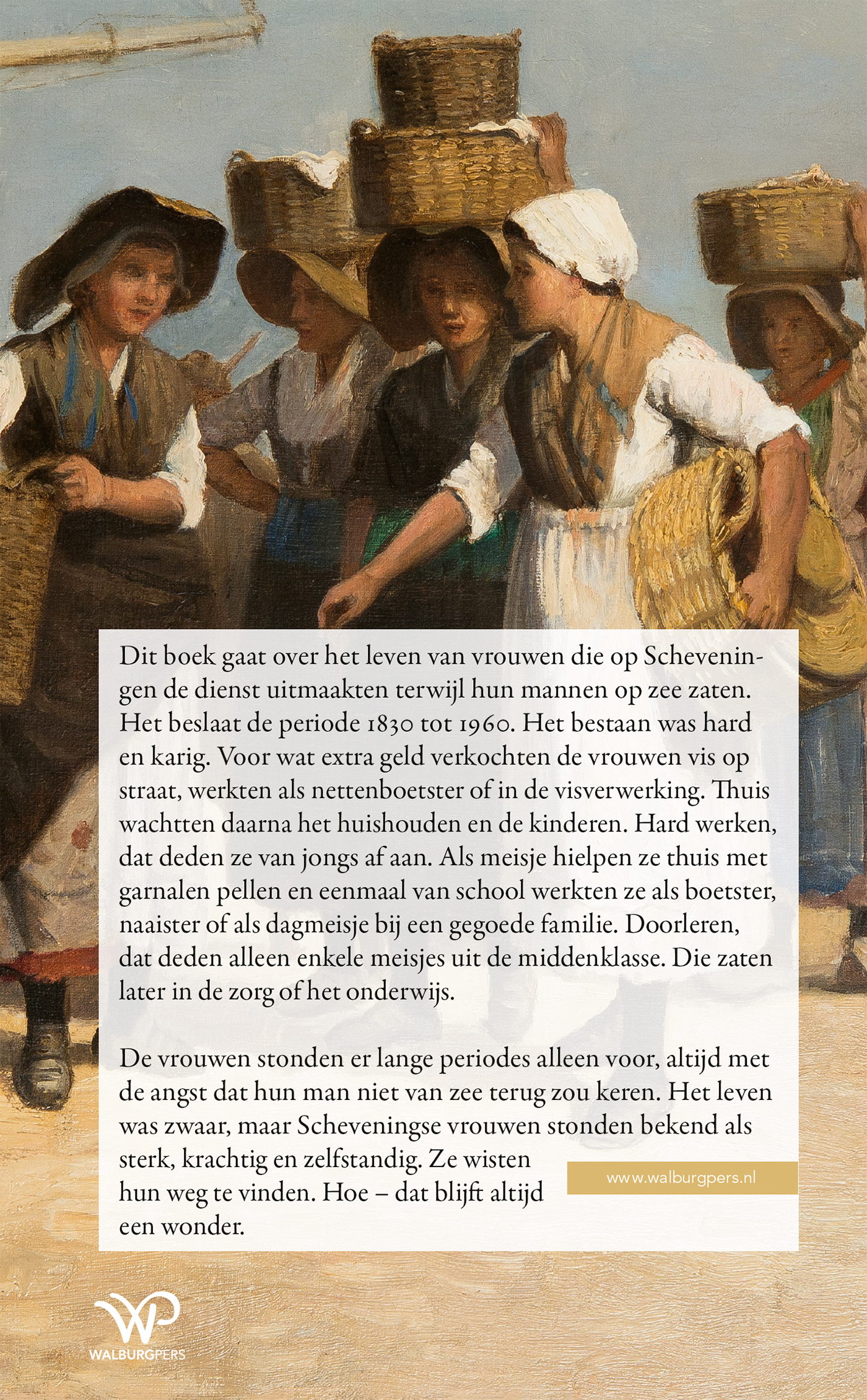 Achterkant van Vrouwen op Scheveningen