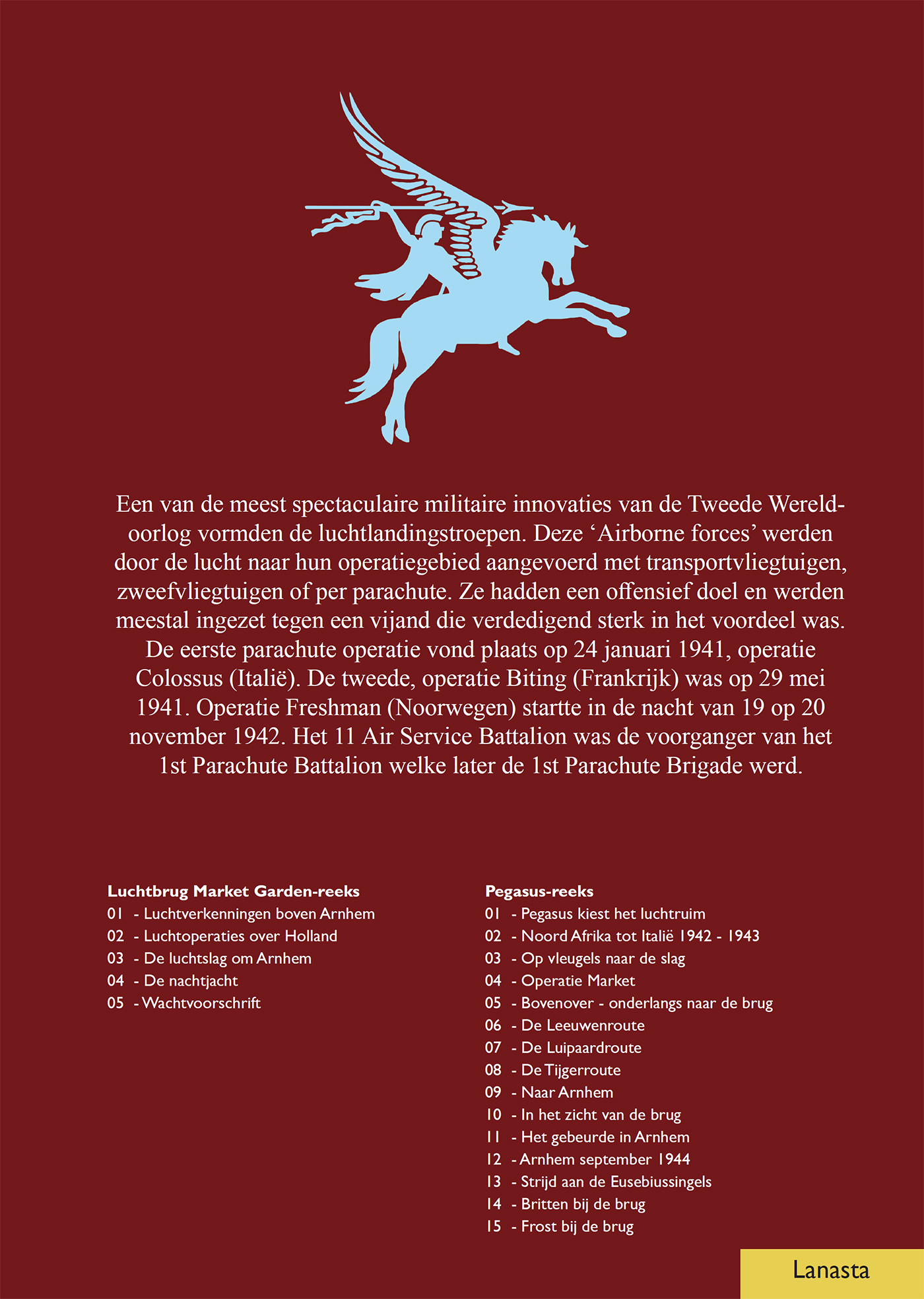 Achterkant van Pegasus kiest het luchtruim