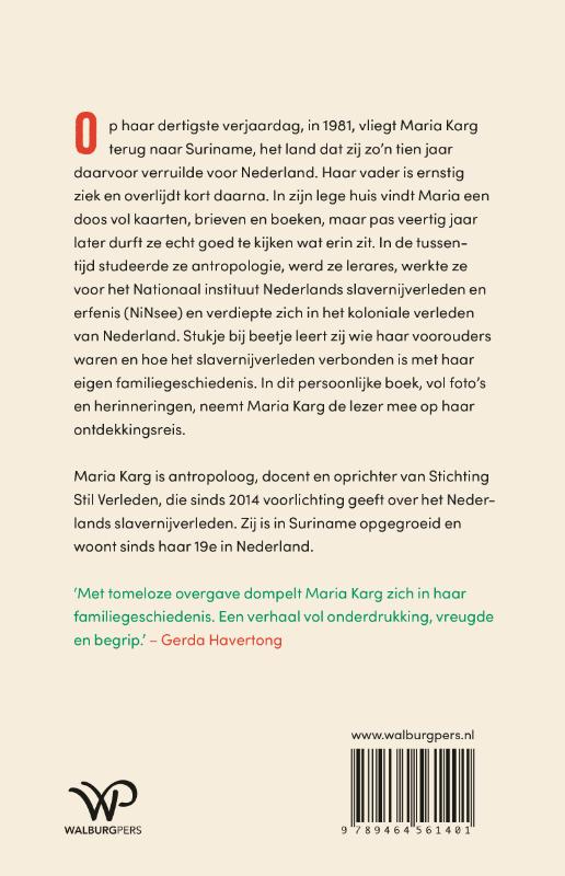 Achterkant van Stil verleden