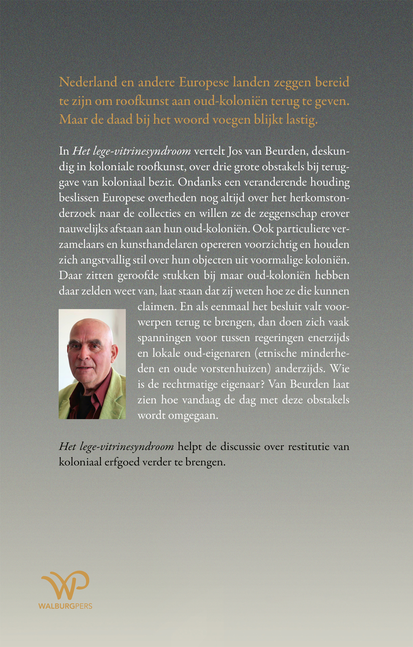 Achterkant van Het lege-vitrinesyndroom