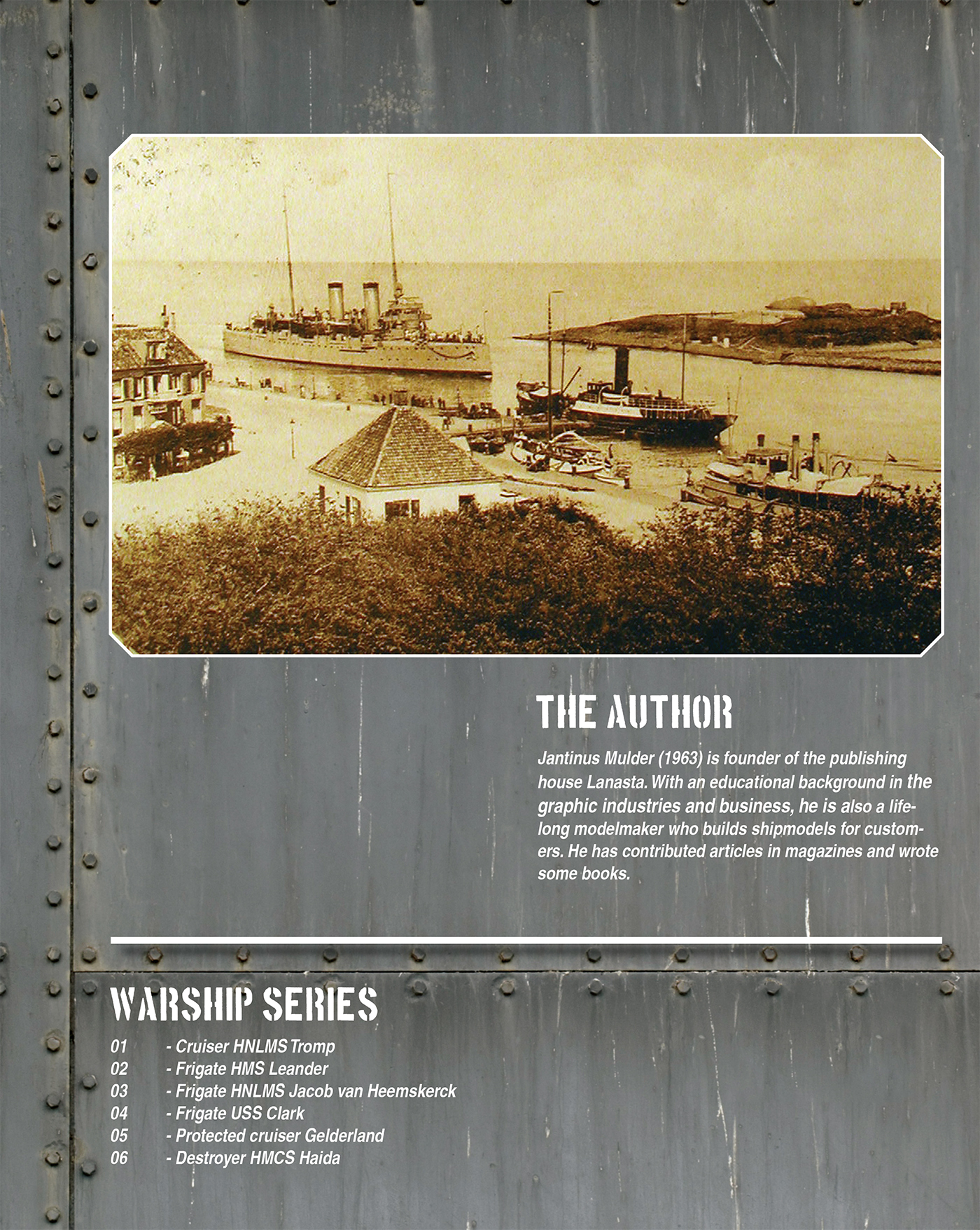 Achterkant van Protected Cruiser Gelderland