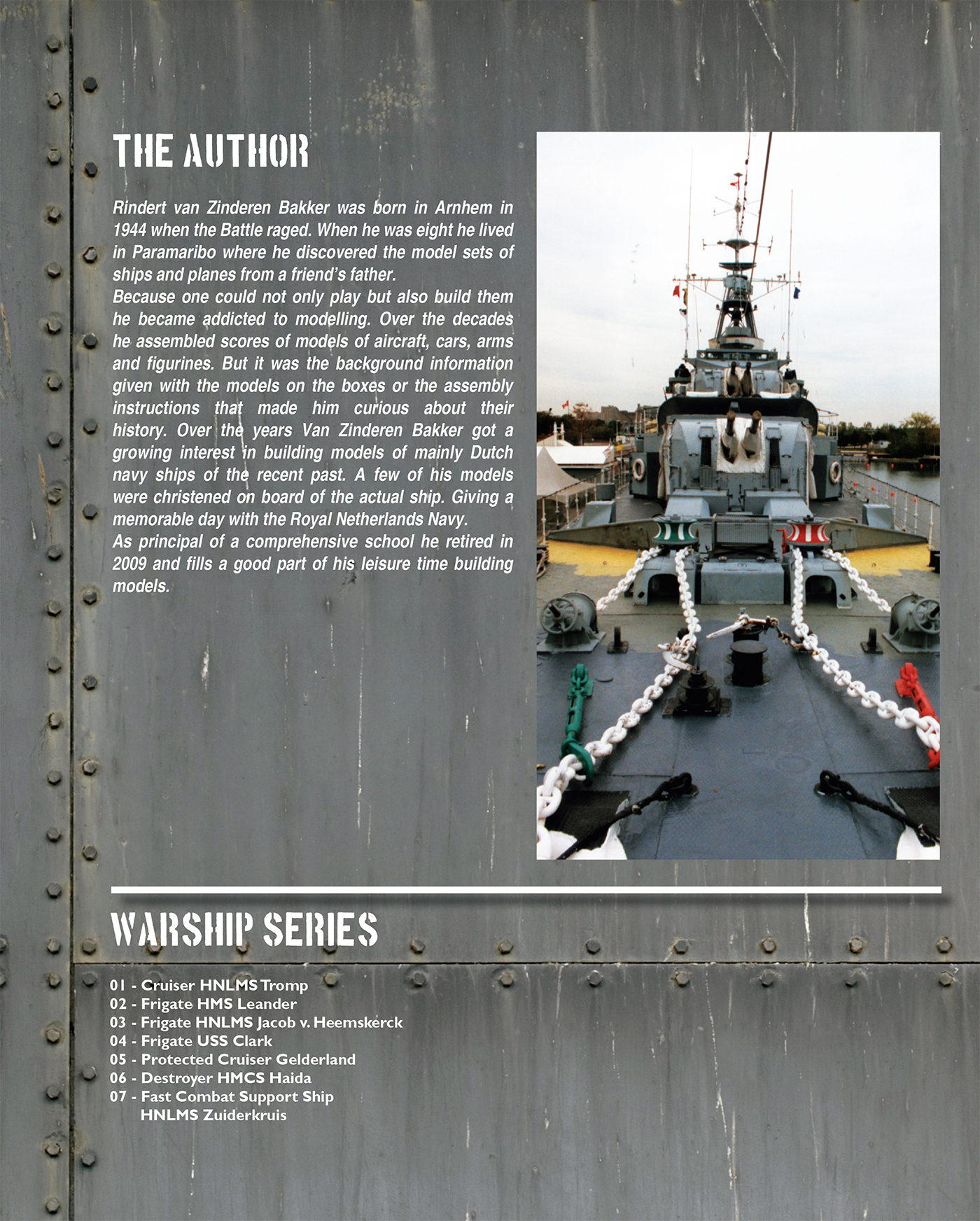 Achterkant van Destroyer HMCS Haida