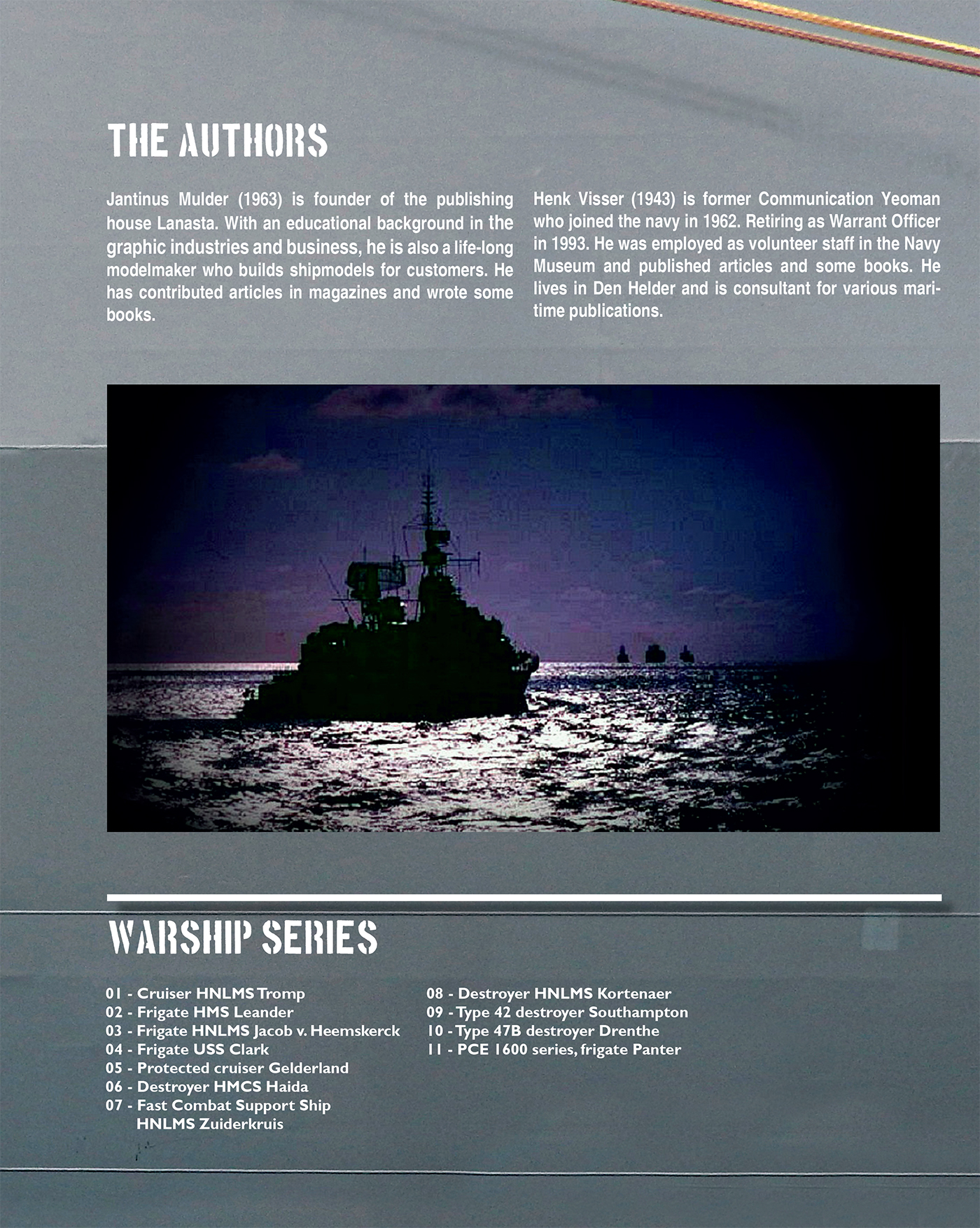 Achterkant van Type 47B Destroyer Drenthe