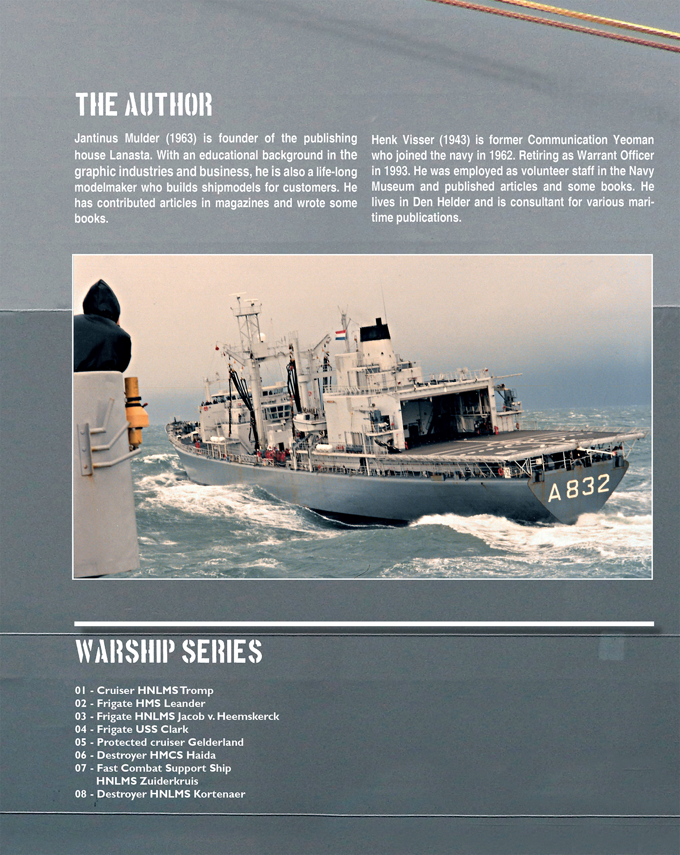 Achterkant van Fast Combat Support Ship HNLMS Zuiderkruis