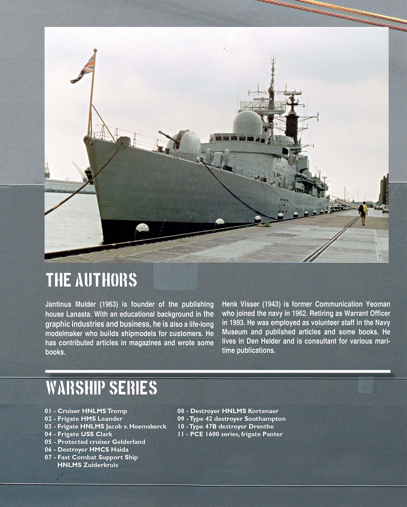 Achterkant van Type 42 destroyer Southampton