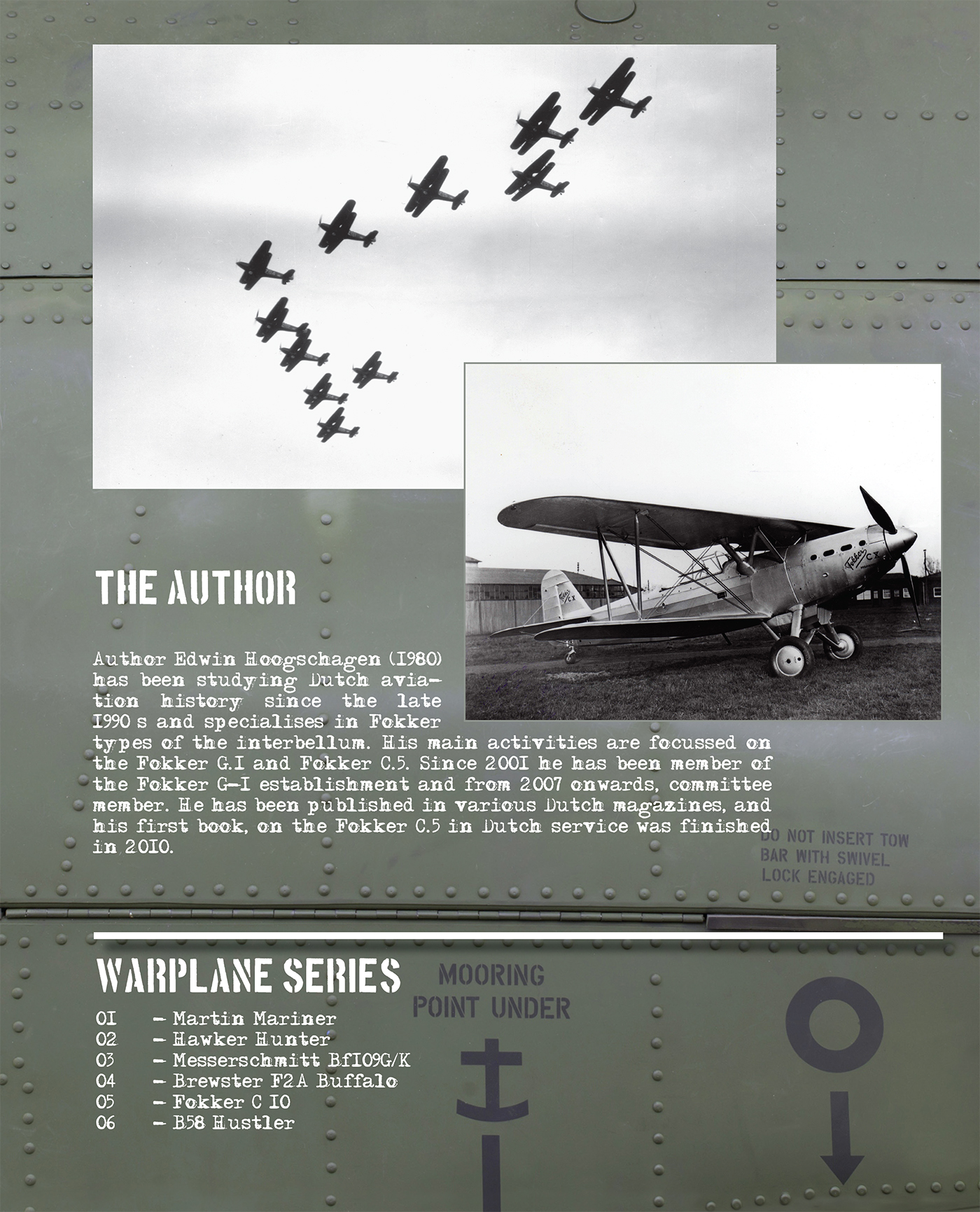 Achterkant van Fokker C.X