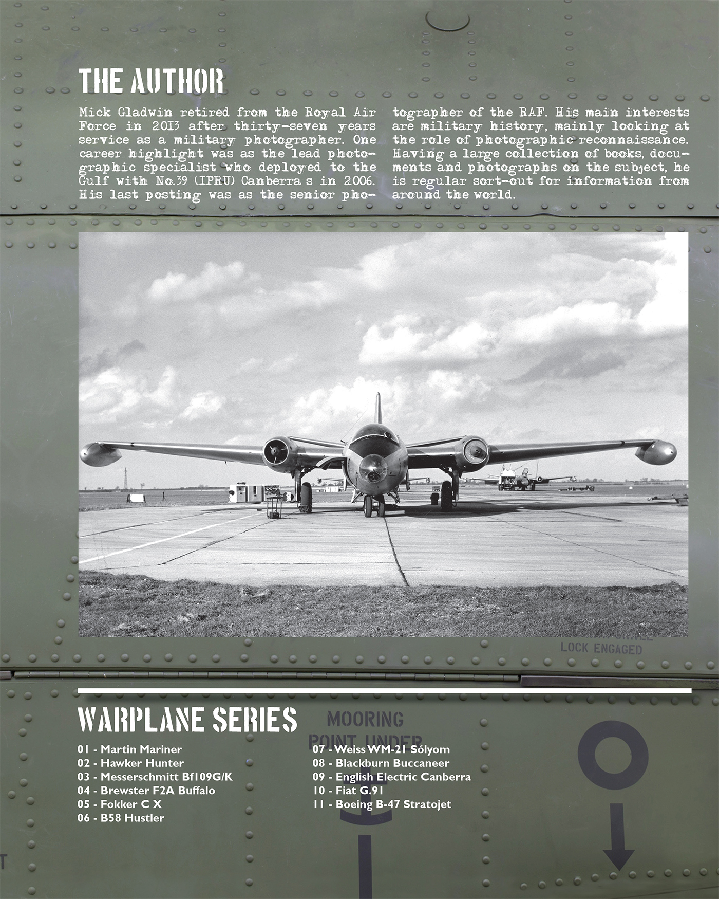 Achterkant van English Electric Canberra