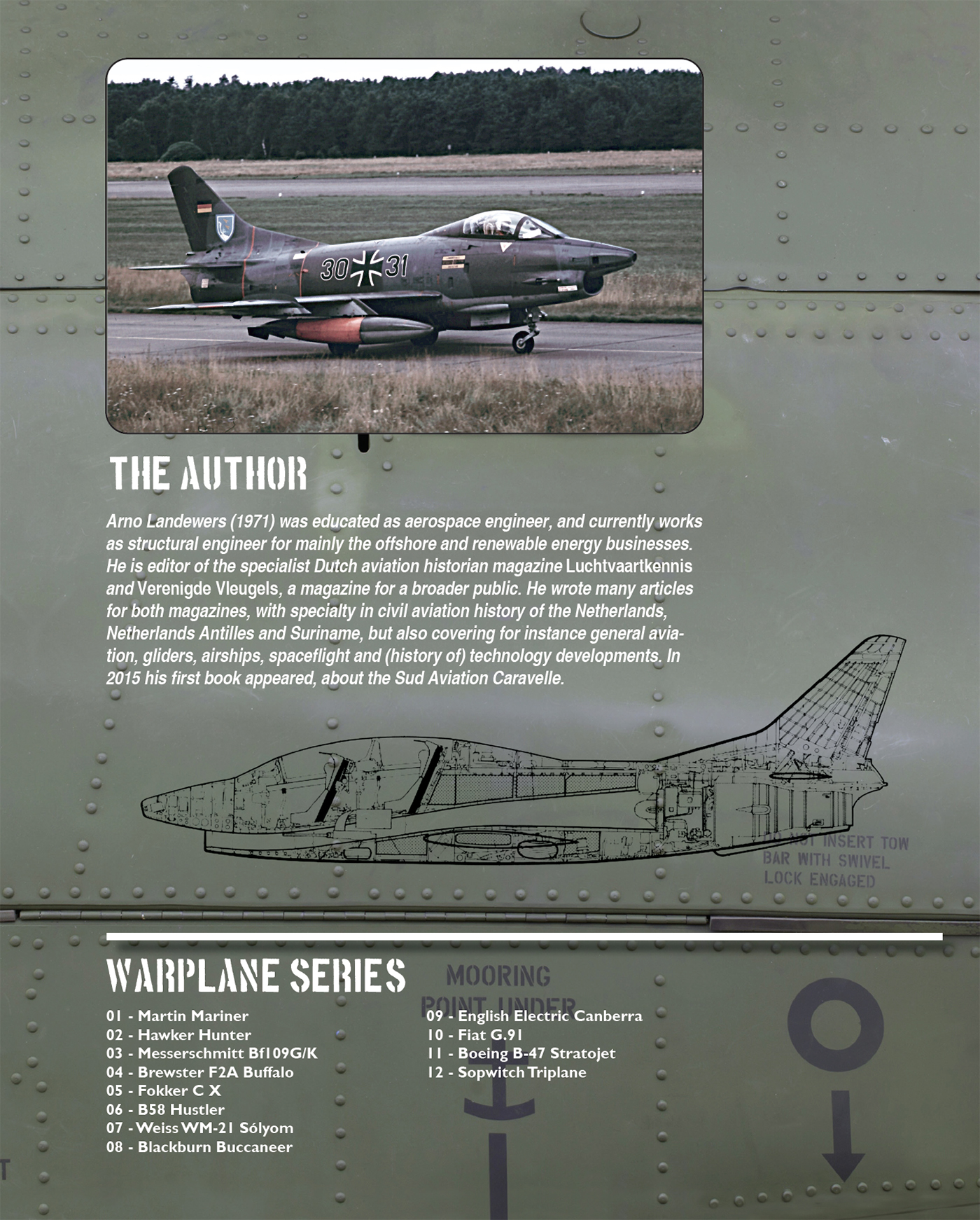 Achterkant van Fiat G.91