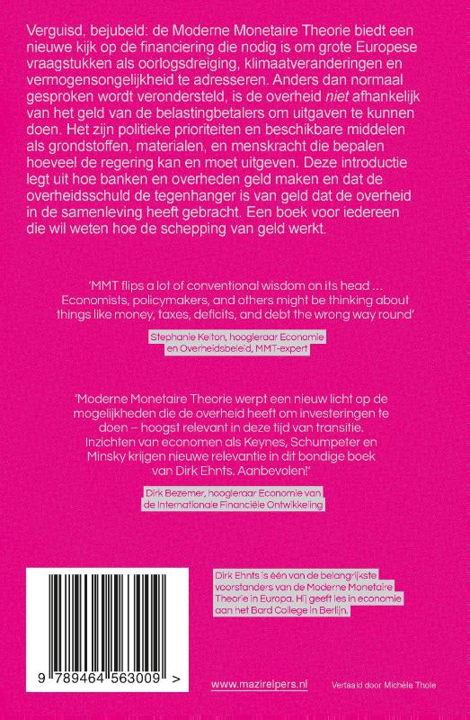 Achterkant van Moderne Monetaire Theorie
