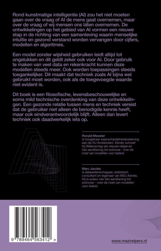 Achterkant van De onttovering van AI