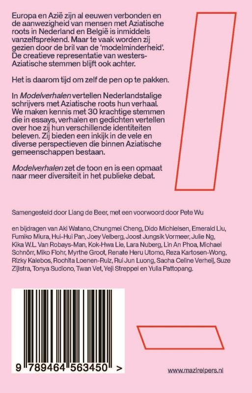 Achterkant van Modelverhalen