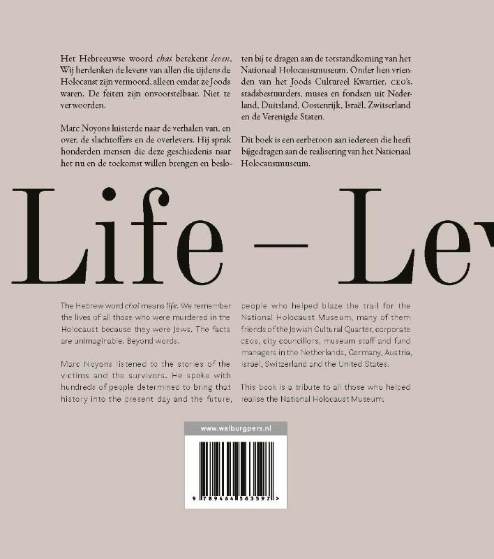 Achterkant van Chai – Leven - Life