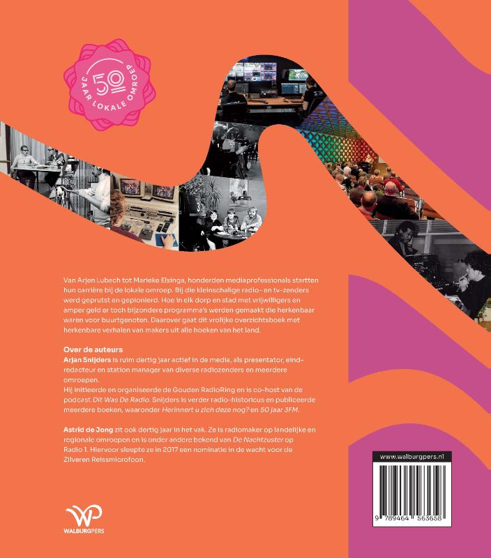 Achterkant van 50 jaar lokale omroep