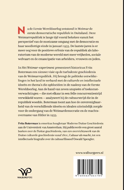 Achterkant van Het Weimar-experiment