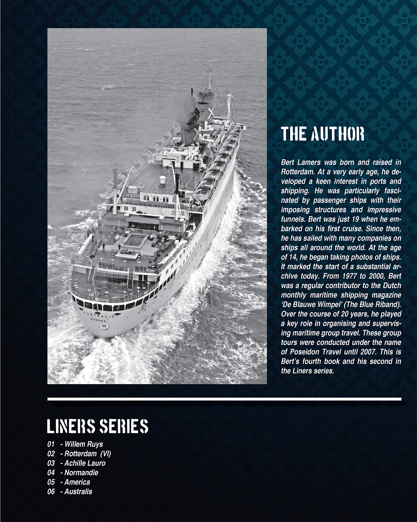 Achterkant van SS Australis