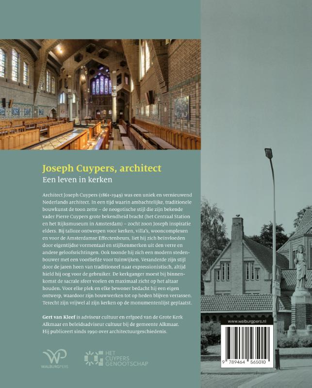 Achterkant van Joseph Cuypers, architect