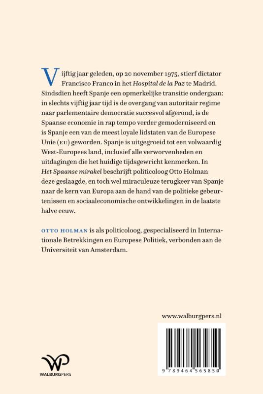 Achterkant van Het Spaanse mirakel