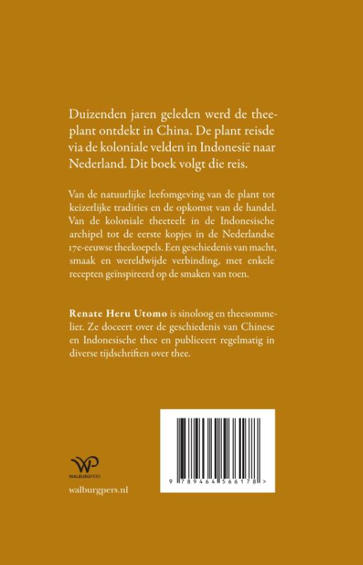 Achterkant van Theebladeren van smaragd