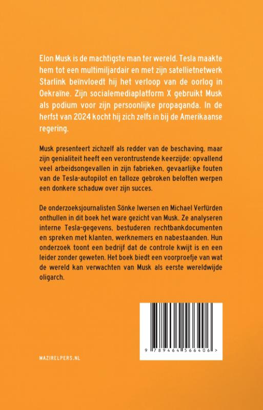 Achterkant van De Tesla Files