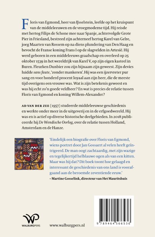 Achterkant van Floris van Egmond (1469-1539)