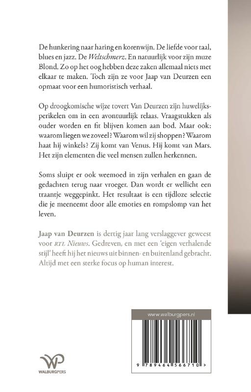 Achterkant van Van Deurzen draait door