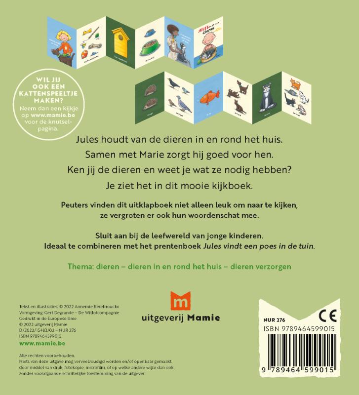 Achterkant van Jules zorgt voor dieren