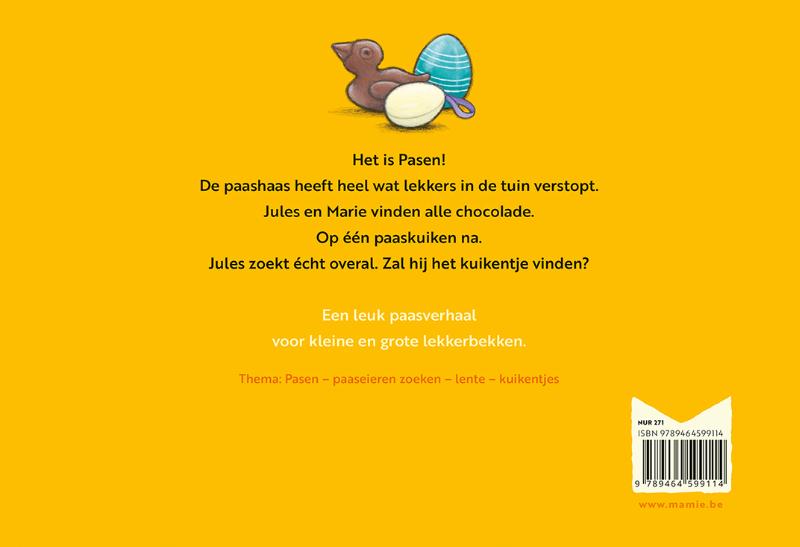 Achterkant van Jules en het paaskuiken