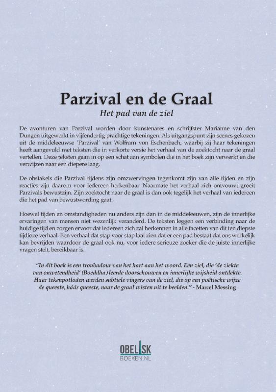 Achterkant van Parzival en de Graal