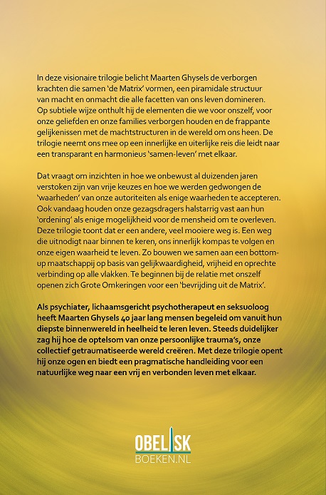 Achterkant van Bevrijding uit de Matrix