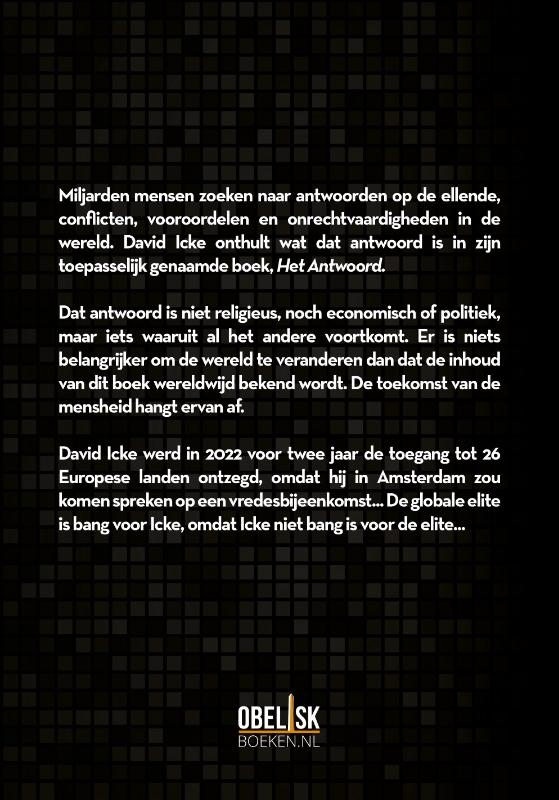 Achterkant van Het antwoord